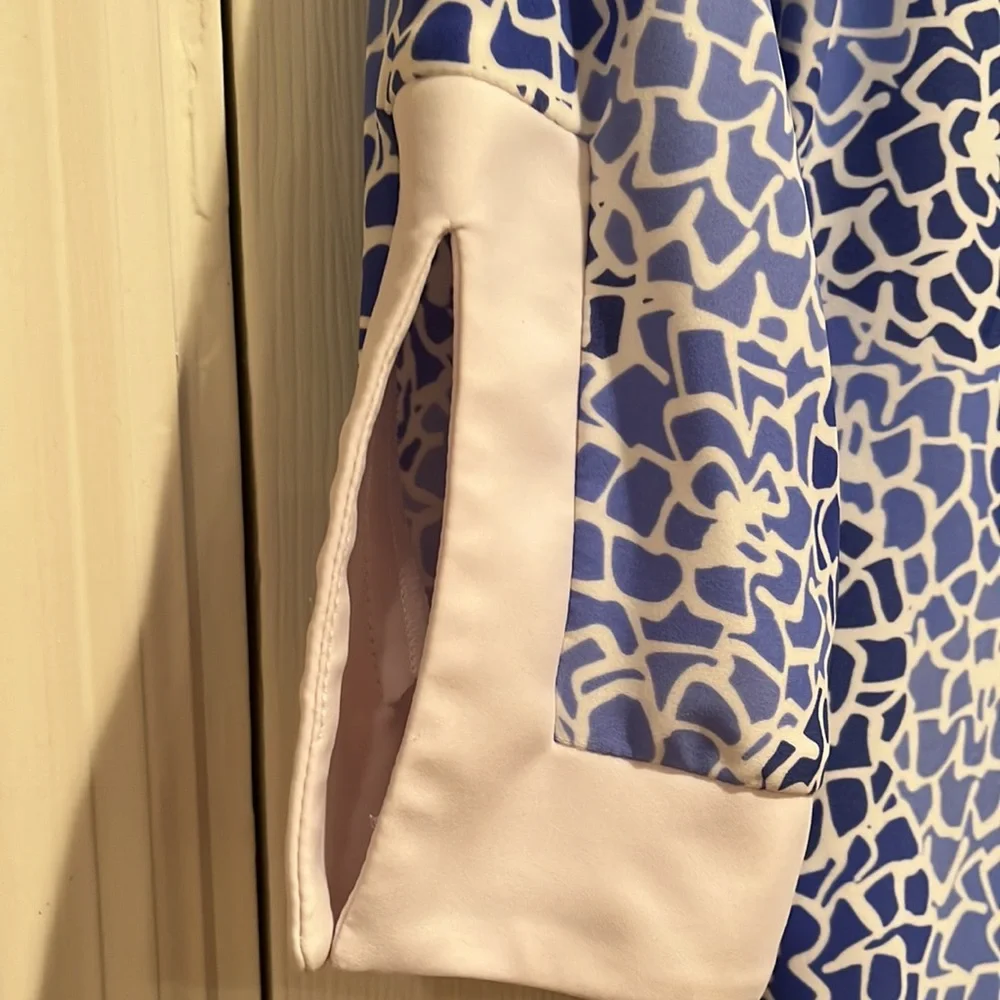 Blue/white Jude Connally dress - Picture 3 of 6